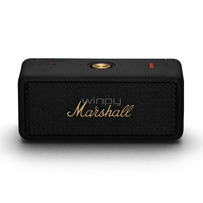 Parlante Bluetooth Marshall Emberton II (Estéreo, IP67, Black and Brass)