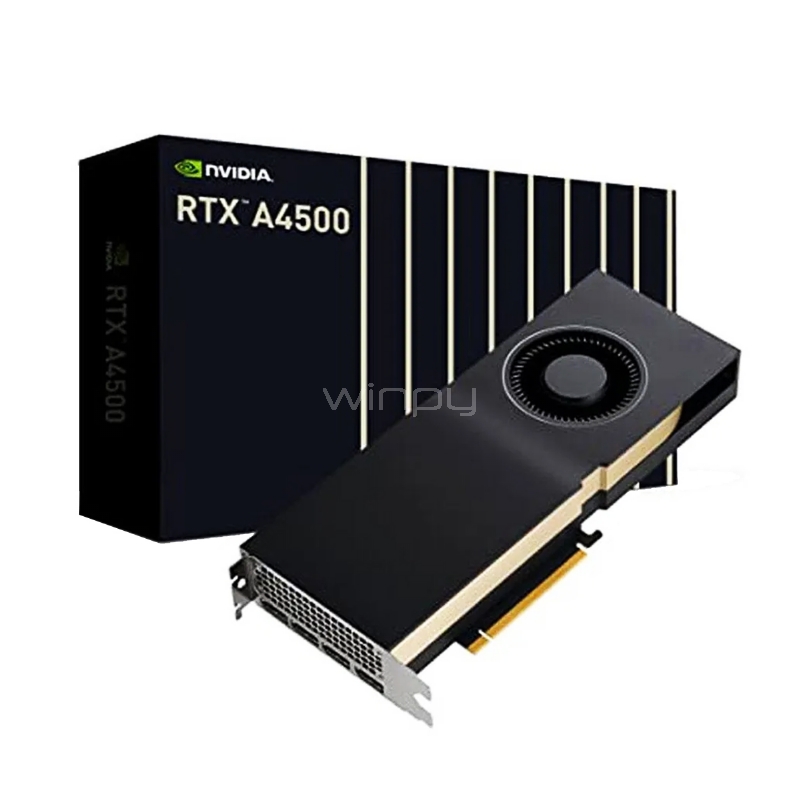 Tarjeta gráfica PNY NVIDIA Quadro RTX A4500 de 20GB GDDR6