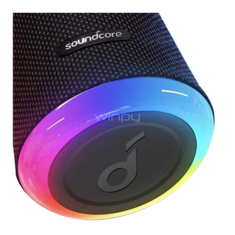 Parlante Bluetooth Soundcore Flare 2 (IPX7, Negro)