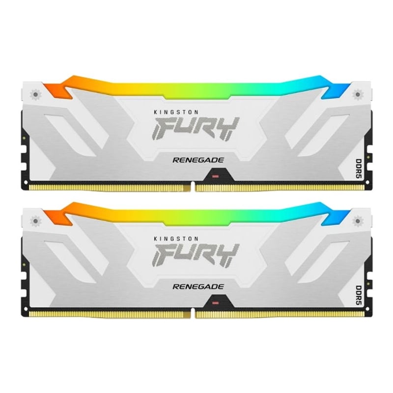 Memoria Kingston FURY Renegade White RGB de 32GB (2x16GB, DDR5, 6400MHz, CL32, DIMM)