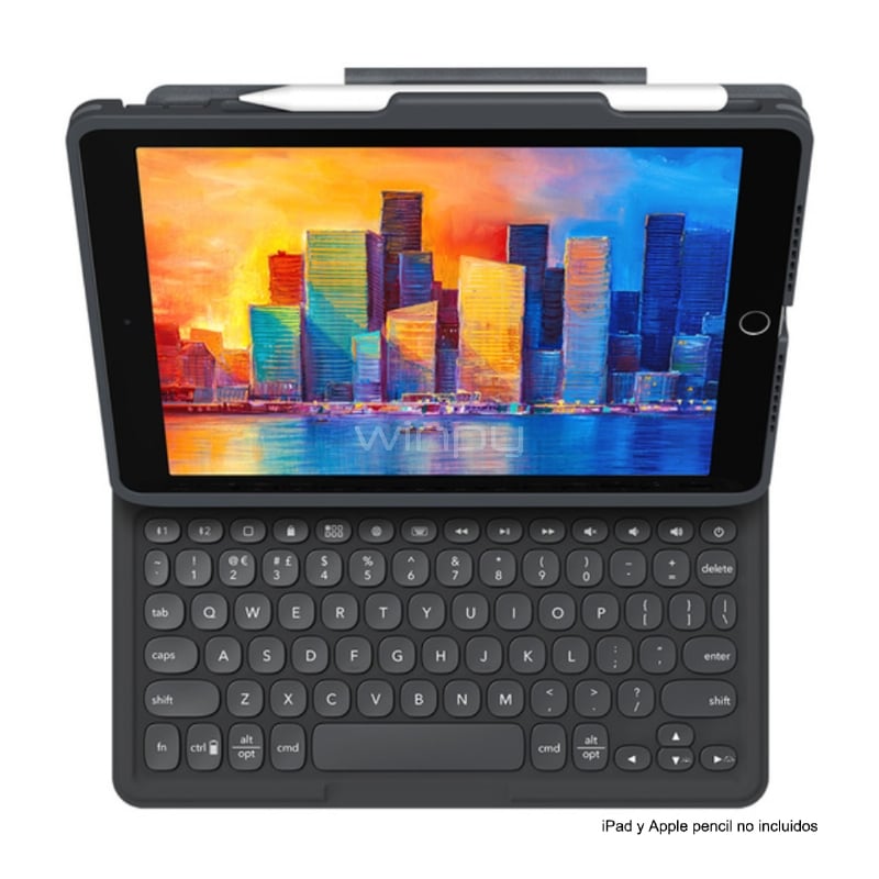 Funda + Teclado Zagg Pro Keys para iPad 10.9“ (10 Gen, Negro)