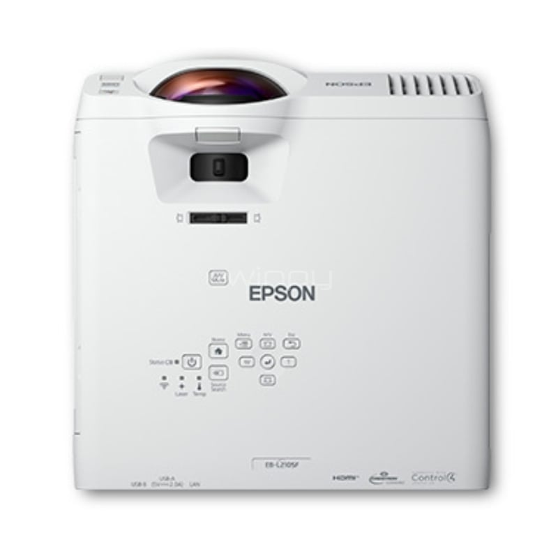 Proyector Epson PowerLite L210SF (3LCD, 4.000 Lúmenes, Full HD, HDMI, VGA, Wi-Fi)