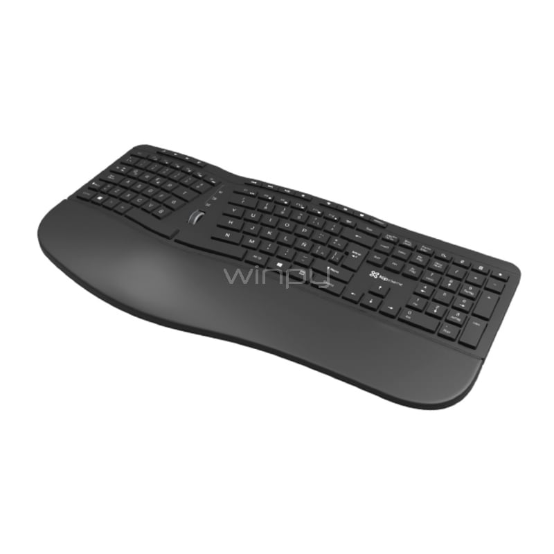 Teclado Inalámbrico Klipxtreme Transcend (Dongle USB, Español, Negro)