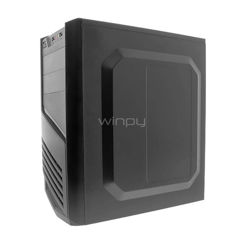 Gabinete XTech XTQ-200 con Fuente 600W (ATX, USB 2.0, Audio/Mic)