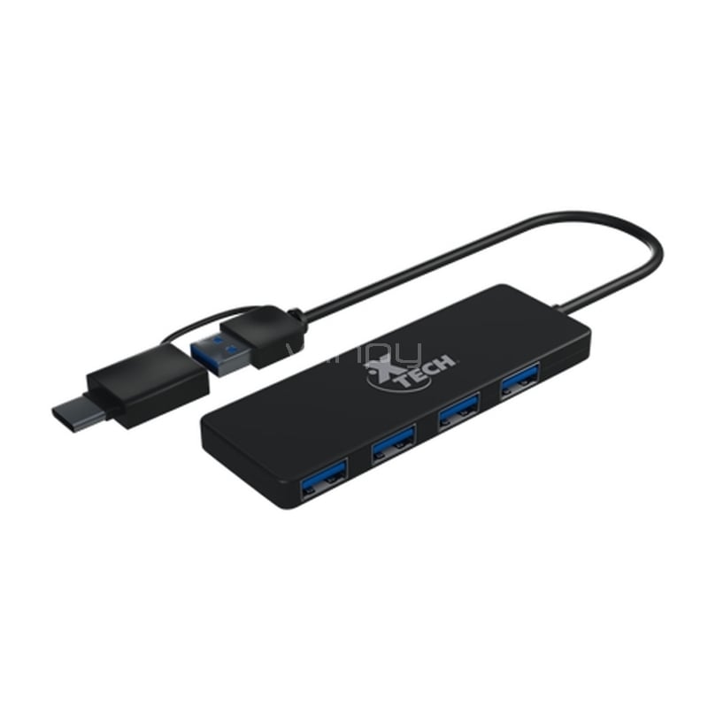 Adaptador Xtech Multipuerto USB-A 
