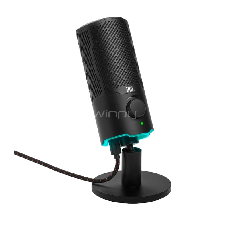 JBL Quantum Stream | Microphone - Filaire - Double condensateur - USB - Noir