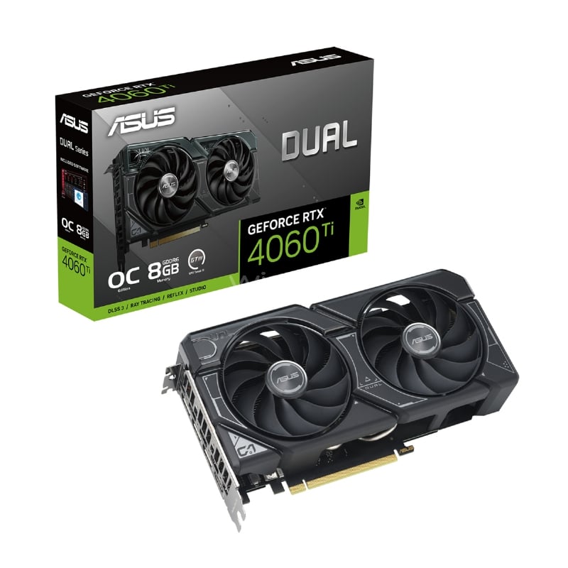 Tarjeta de Video Asus Dual GeForce RTX 4060 Ti OC Edition 8GB GDDR6