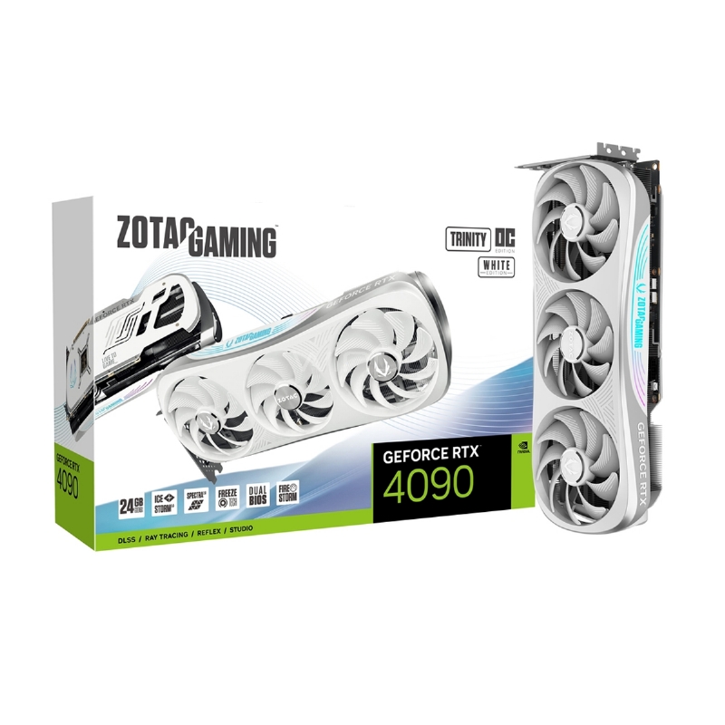 Tarjeta gráfica Zotac Gaming GeForce RTX 4090 Trinity OC White