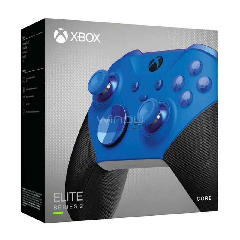 Joystick Microsoft Elite Series 2 Wireless (Para Xbox One, Azul)
