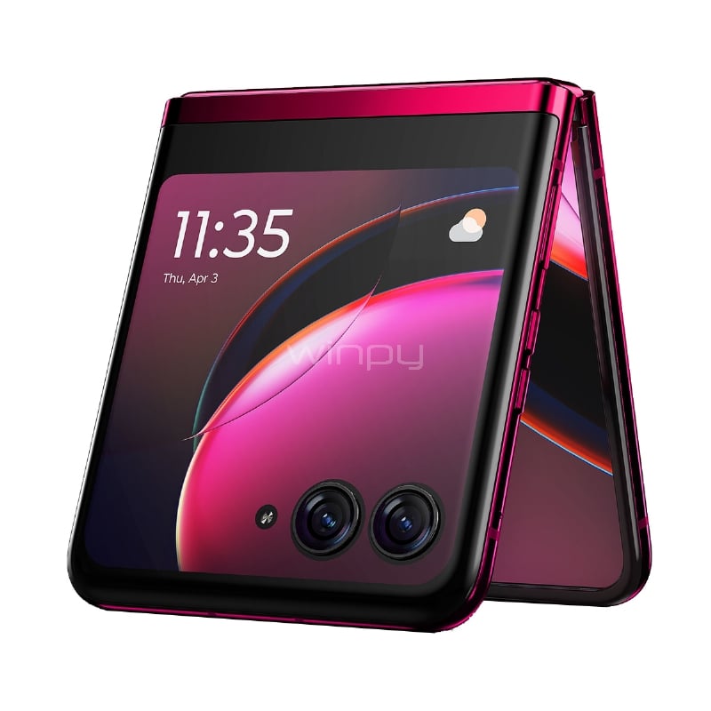 Celular Motorola Razr de 6.2“ (OctaCore, 12GB RAM, 512GB Internos, Magenta Viva)