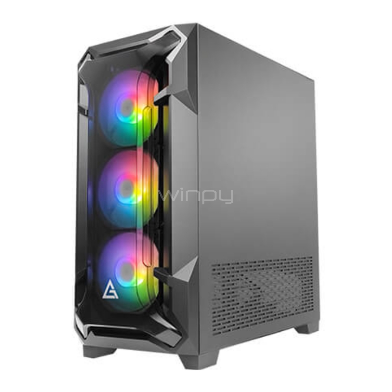 Gabinete Gamer Antec DF600 FLUX (ATX, Vidrio Templado, 5 Ventiladores)