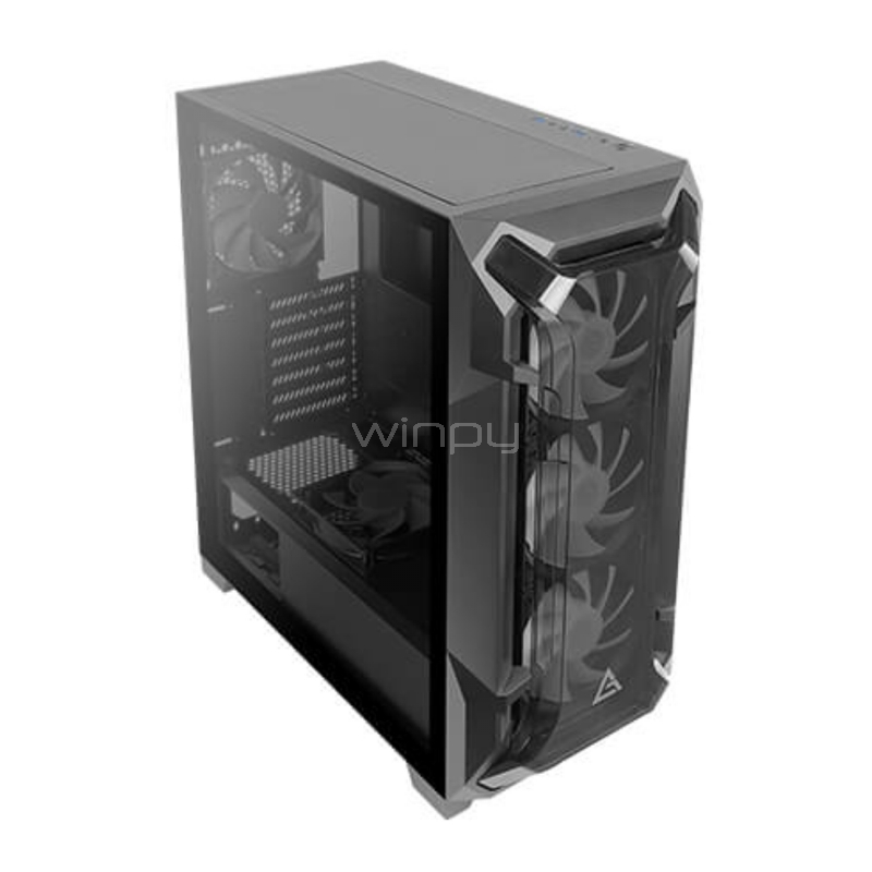 Gabinete Gamer Antec DF600 FLUX (ATX, Vidrio Templado, 5 Ventiladores)