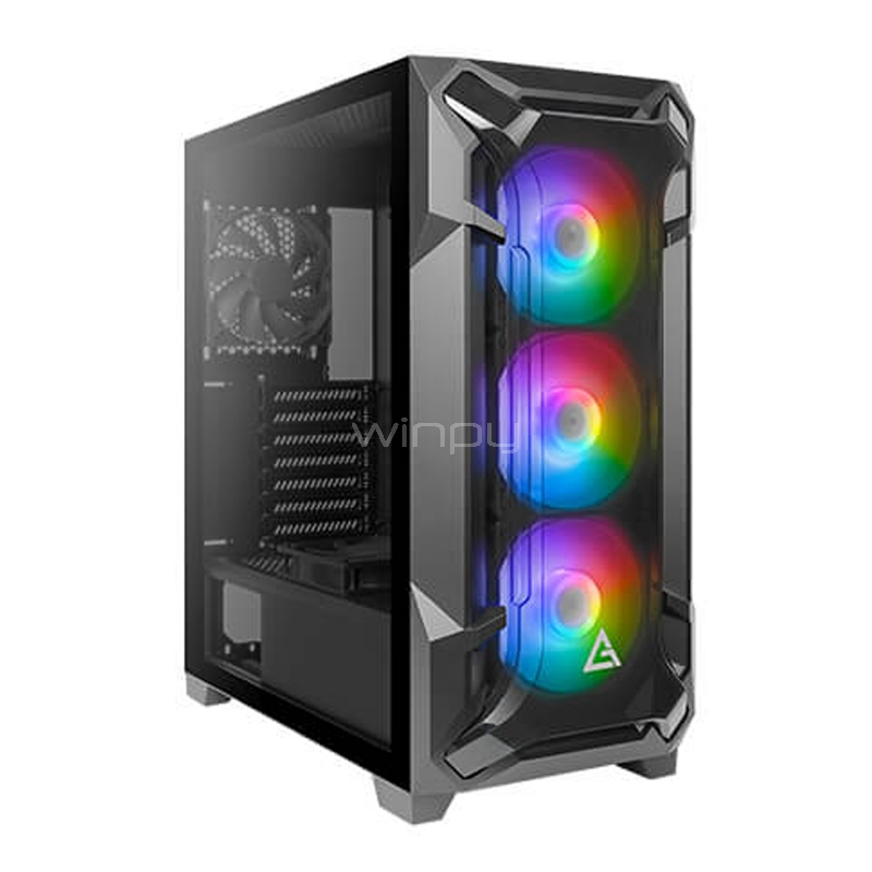 Gabinete Gamer Antec DF600 FLUX (ATX, Vidrio Templado, 5 Ventiladores)