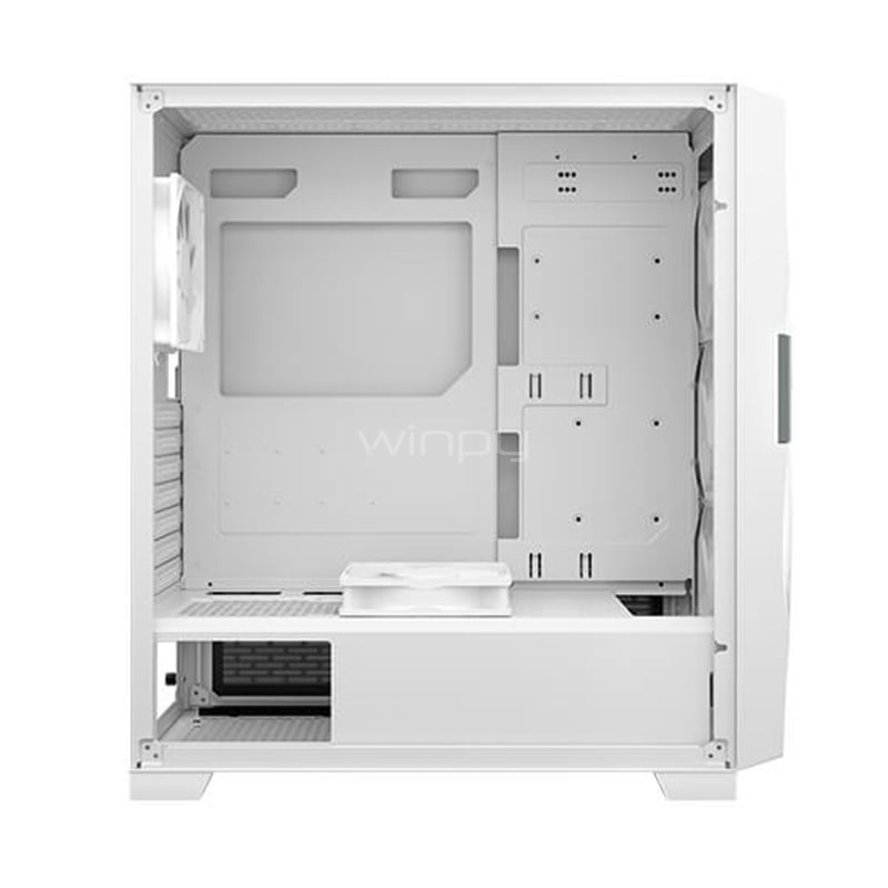 Gabinete Gamer Antec DF700 FLUX WHITE (ATX, Vidrio Templado, Malla Frontal, 5 Ventiladores)