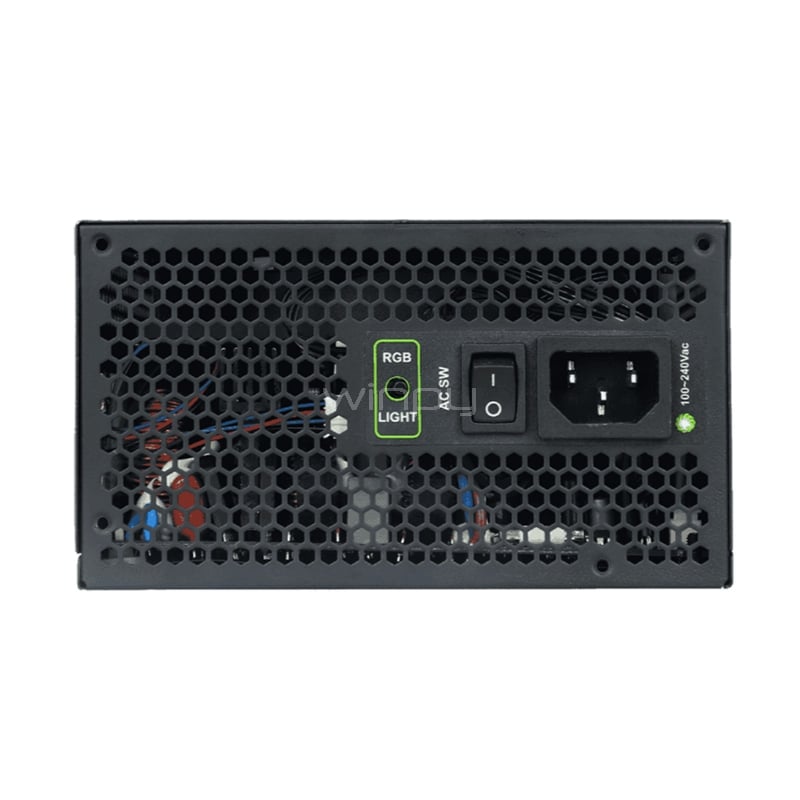 Fuente de Poder GameMax de 550W (Full Modular, Certificada 80+ Gold, RGB, ATX)