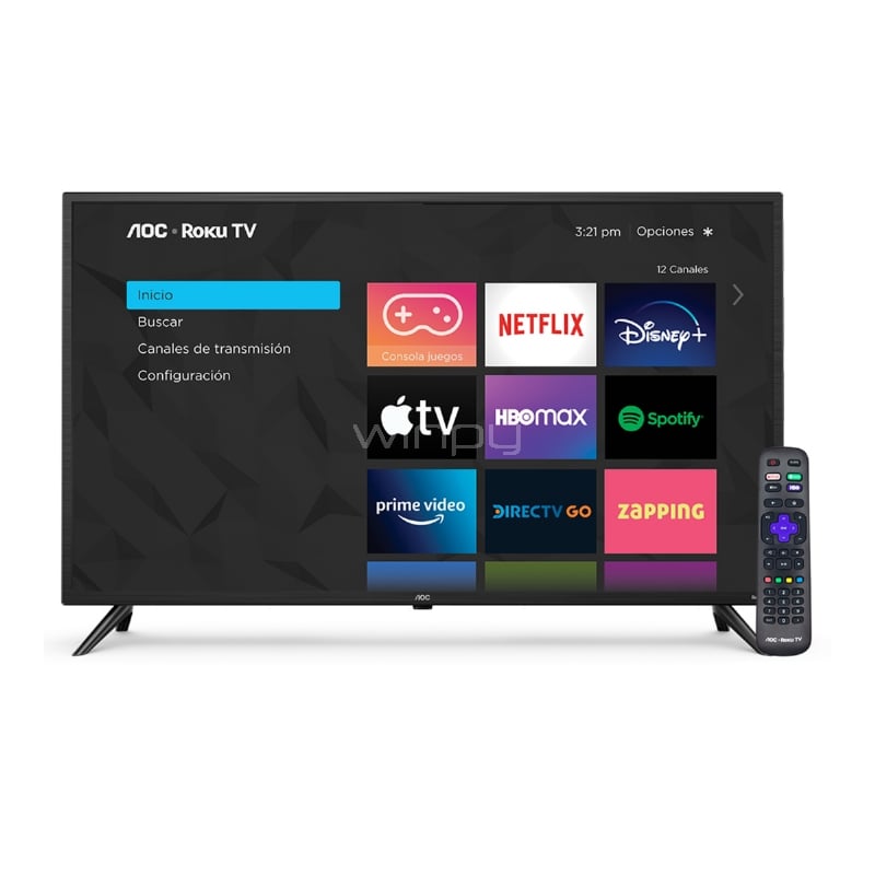 Televisor AOC ROKU de 32“ (LED, HD, HDMI, Dolby Audio)