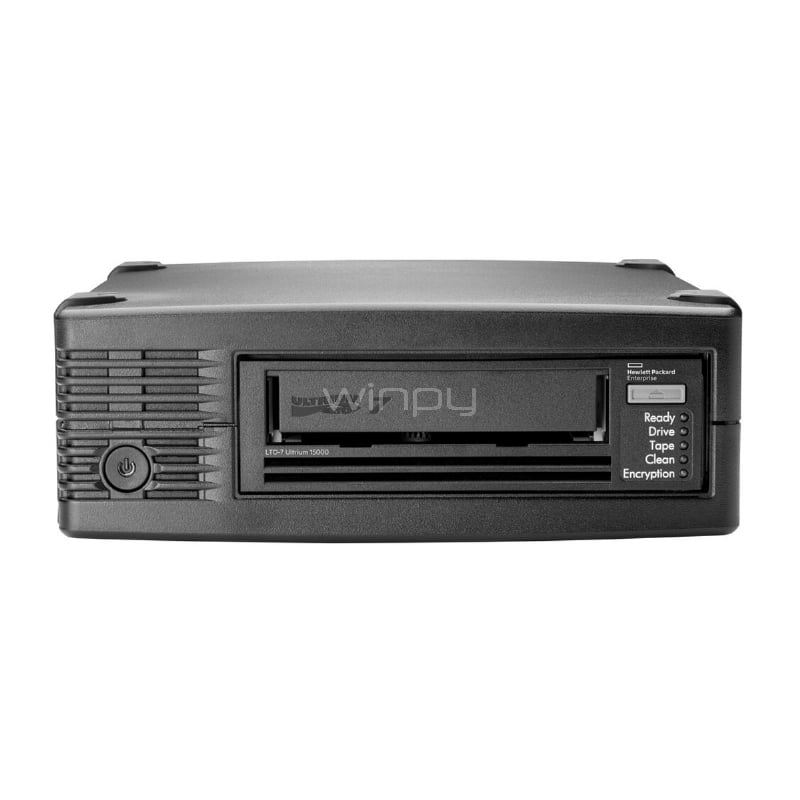 Unidad de Cinta Externa HPE StoreEver LTO-7 Ultrium 15000 de 15TB (SAS, AES 256 bits)