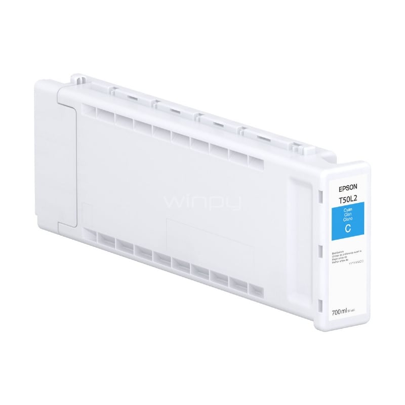 Cartucho de Tinta Epson C13T50L220 (700 ml, Cian)