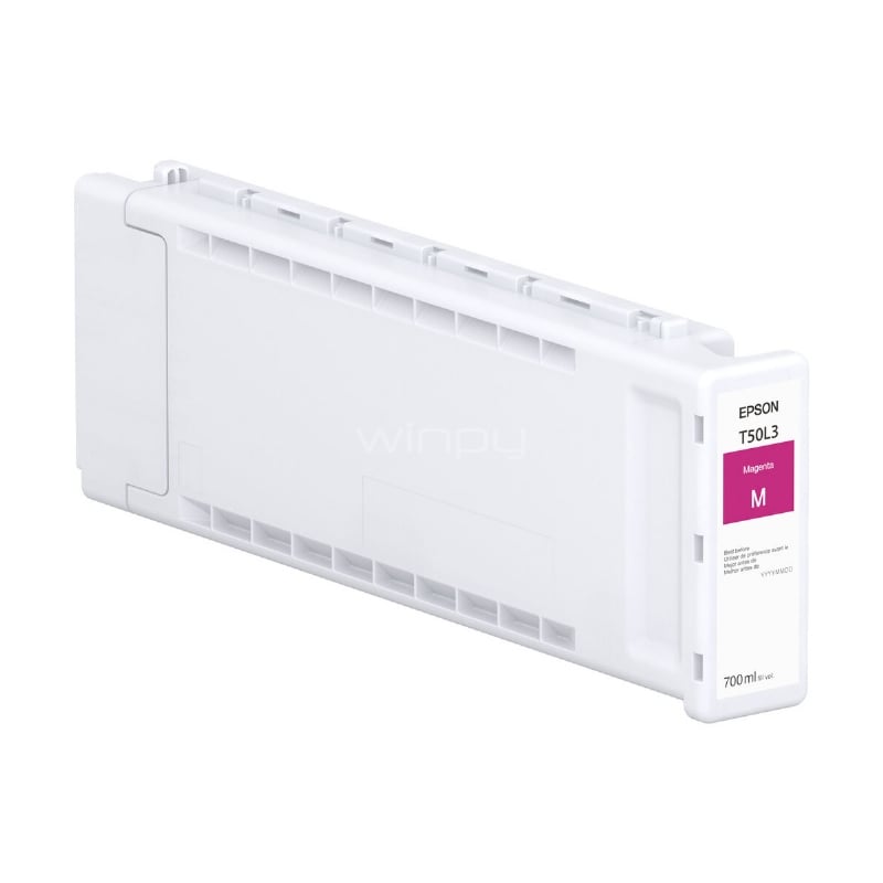 Cartucho de Tinta Epson C13T50L320 (700 ml, Magenta)