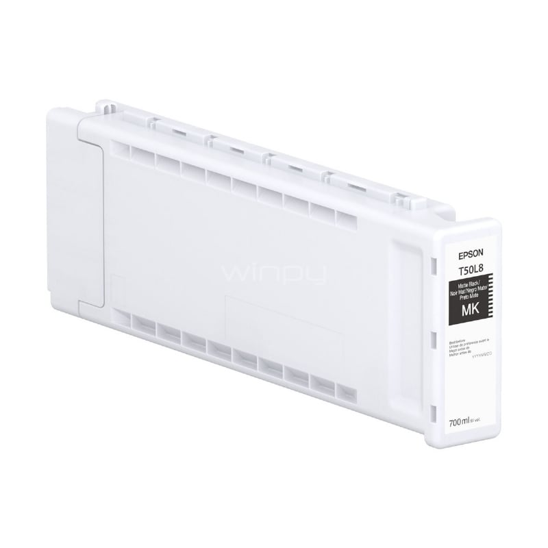 Cartucho de Tinta Epson C13T50L820 (700 ml, Negro Mate)