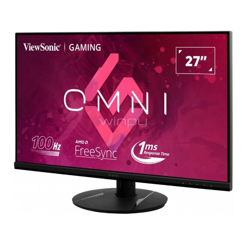 Monitor Gamer ViewSonic VX2716 de 27“ (IPS, Full HD, 1ms, 100Hz, DP+HDMI, FreeSync, Vesa)