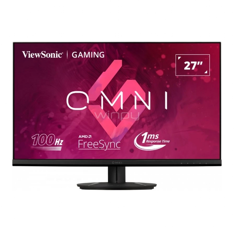 Monitor Gamer ViewSonic VX2716 de 27“ (IPS, Full HD, 1ms, 100Hz, DP+HDMI, FreeSync, Vesa)