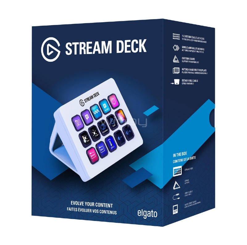 Stream Deck Elgato MK2 White - 10GBA9911 - Winpy.cl
