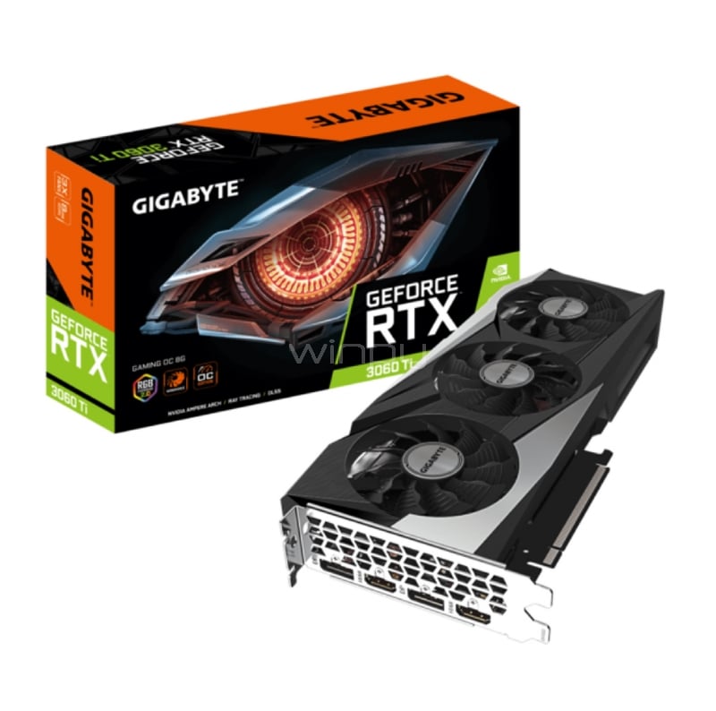 Tarjeta gráfica Gigabyte GeForce RTX 3060 Ti GAMING OC de 8GB
