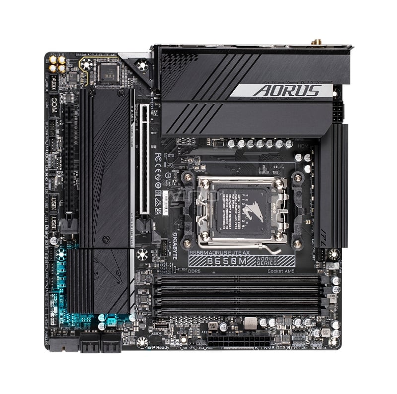 Placa Madre Gigabyte B650M AORUS ELITE AX (AM5, DDR5 4400/6600MHz