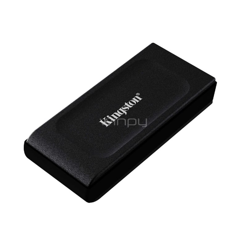 Disco Externo SSD Kingston XS1000 de 2TB (USB 3.2 Gen 2, Negro)