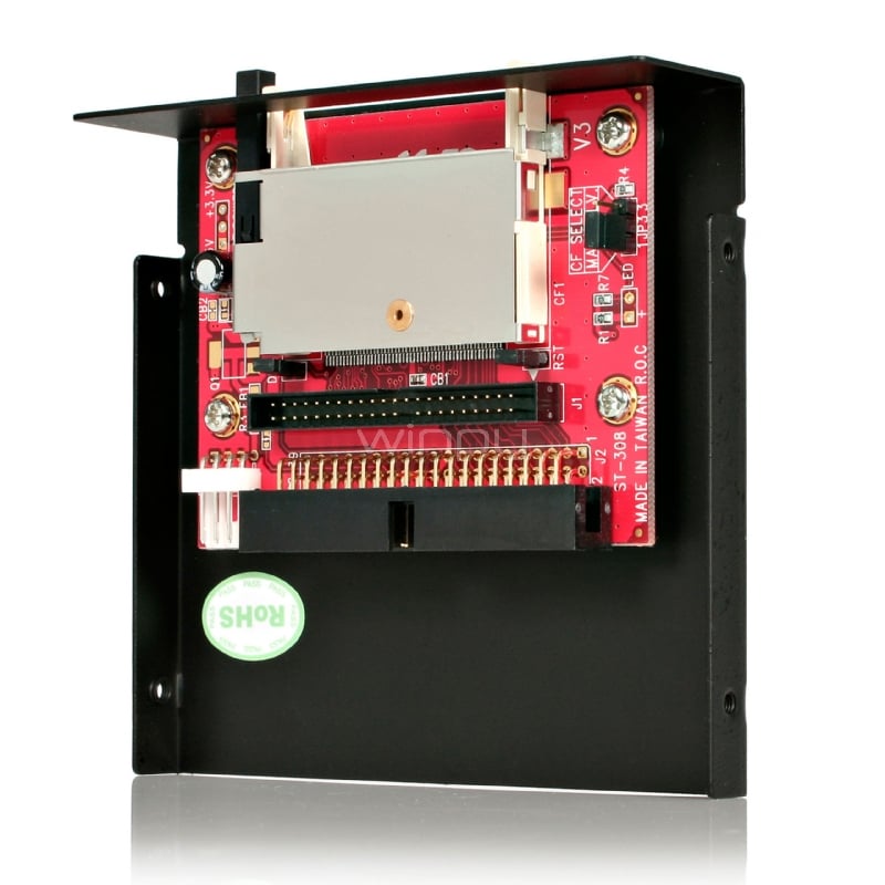 Lector de Tarjetas de Memoria Compact Flash de Bahía de 3,5 Pulgadas - Adaptador de CF a IDE - StarTech