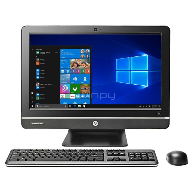 All in One HP Compaq Pro 4300 de 20“ (Pentium G645, 8GB RAM, 240GB SSD, Win10 Pro)