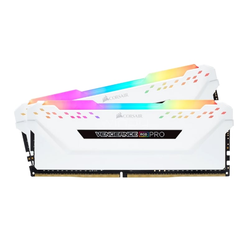 Kit Memoria RAM Corsair Vengeance RGB Pro White de 16GB (2x 8GB
