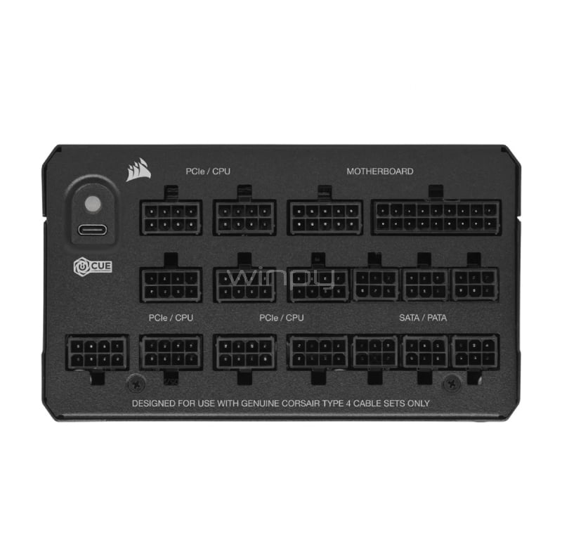 Fuente de Poder Corsair HX1500i de 1500W (Full Modular, Certificada 80+ Platinum, ATX)