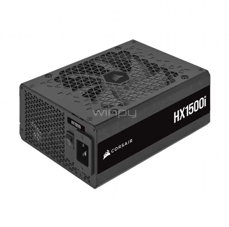 Fuente de Poder Corsair HX1500i de 1500W (Full Modular, Certificada 80+ Platinum, ATX)