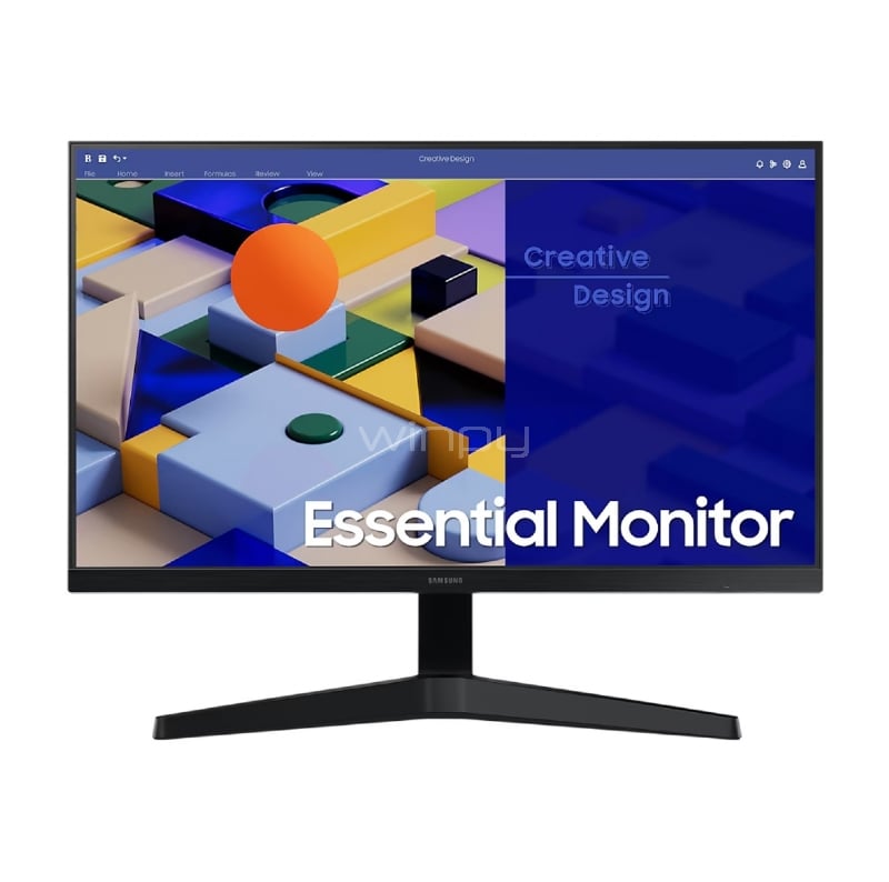 Monitor Samsung Essential de 24“ (IPS, Full HD, HDMI+VGA, Vesa)