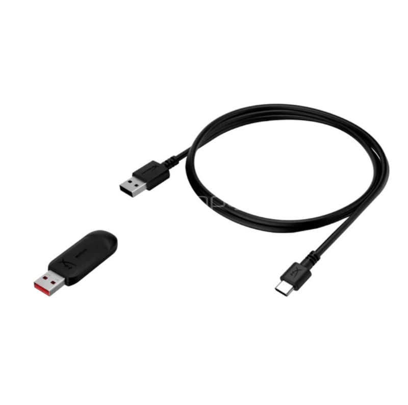 Audífonos Gamer HyperX Cloud Stinger 2 Wireless (Spatial Audio, Dongle USB, Negro)