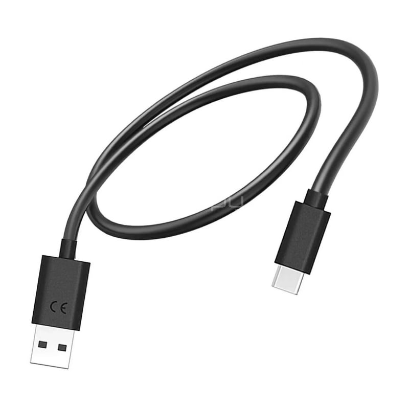 Cargador Motorola TurboPower USB-A (Cable USB-C, 20W, QC3.0, Negro)