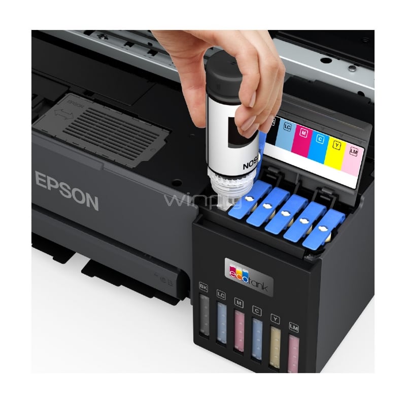 Impresora Fotográfica Epson EcoTank L8050 (22 ppm, 1.440dpi, Wi-Fi/USB)