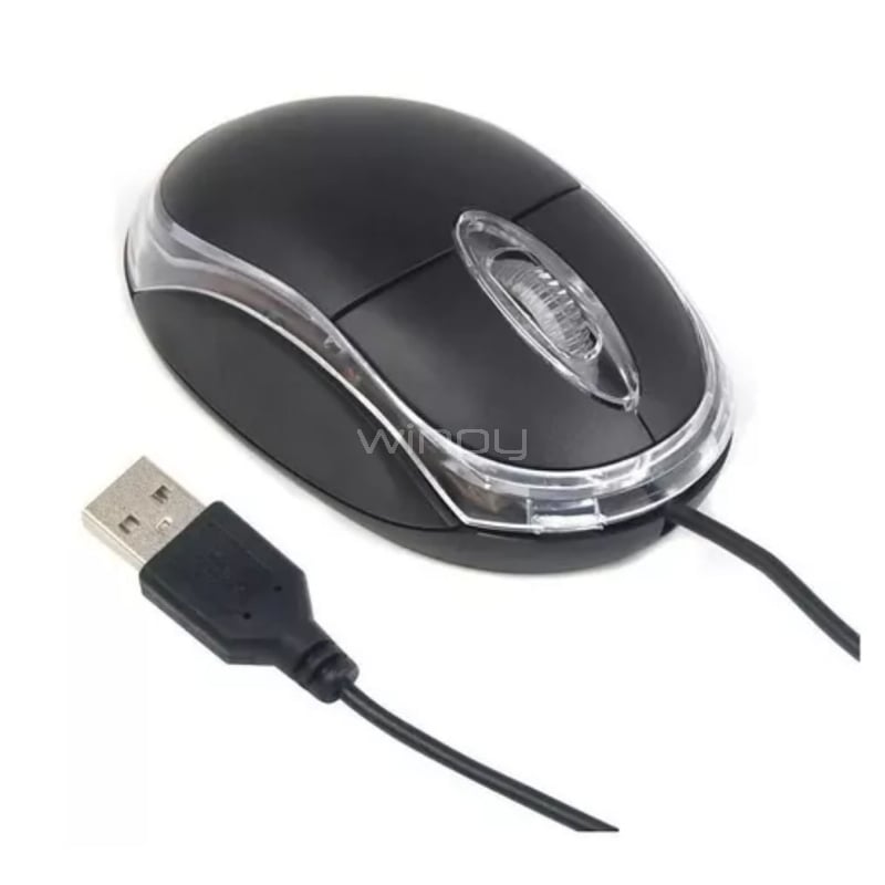 Mouse Ultra 120UN Mini (USB, Negro)