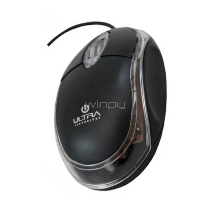 Mouse Ultra 120UN Mini (USB, Negro)