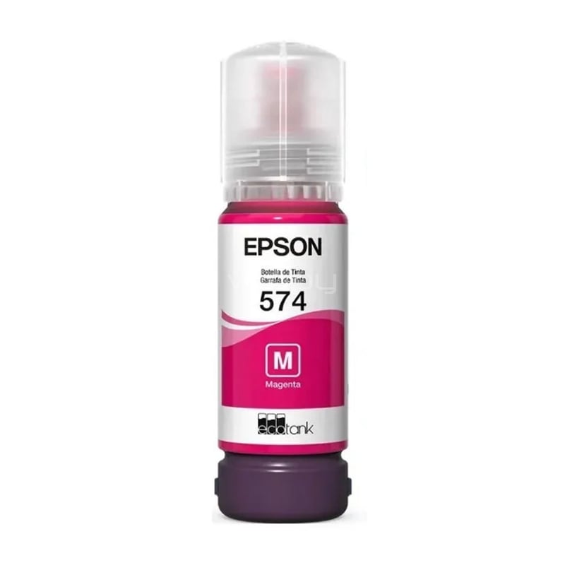 Botella de Tinta Epson T574 para EcoTank L8050/ L18050 (70ml, Magenta)