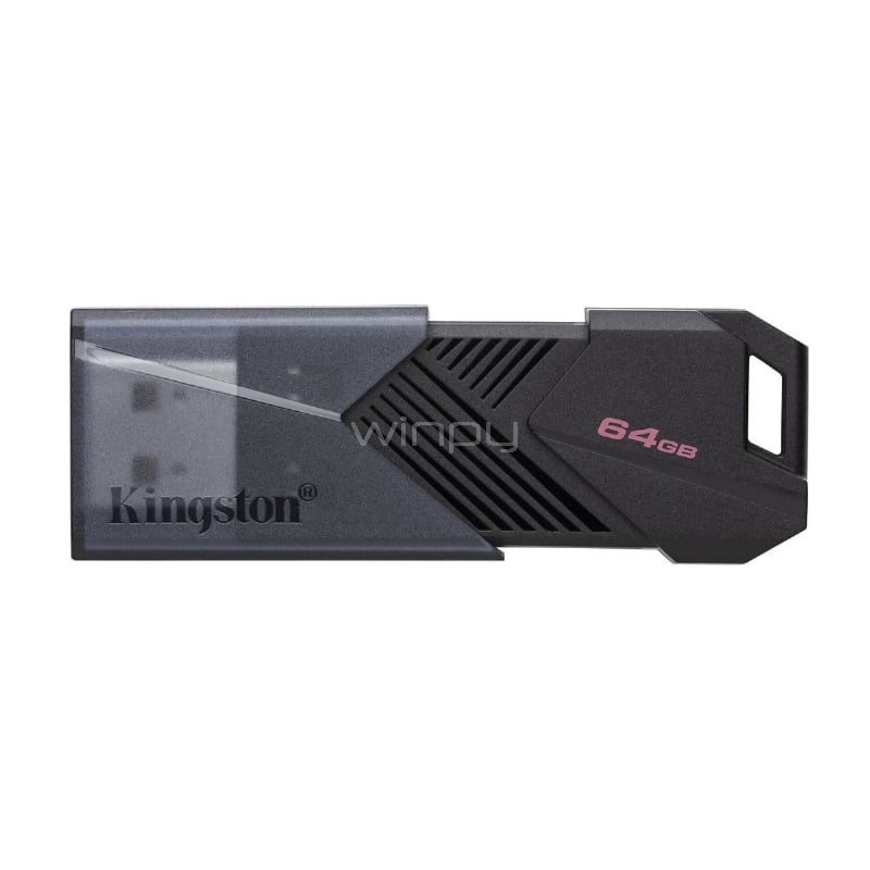 Pendrive Kingston DataTraveler Exodia Onyx de 64GB (USB 3.2, Negro)