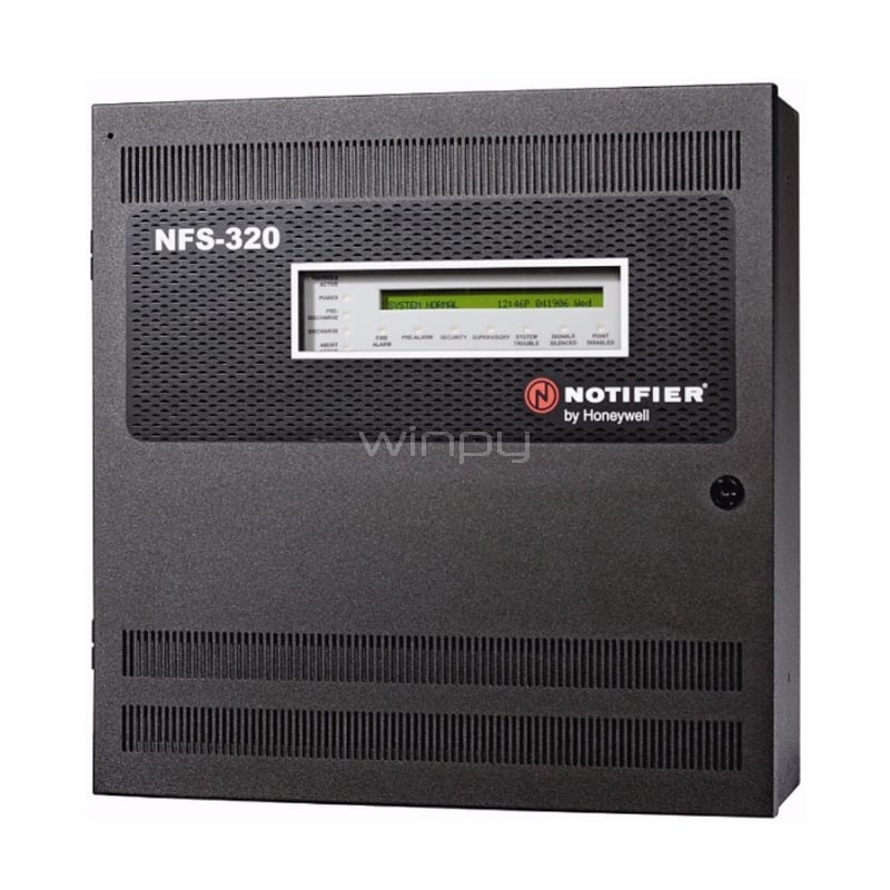 Panel de Alarma Notifier NFS-320E contra Incendio ( hasta 159 Detectores, NFPA Clase A/B)