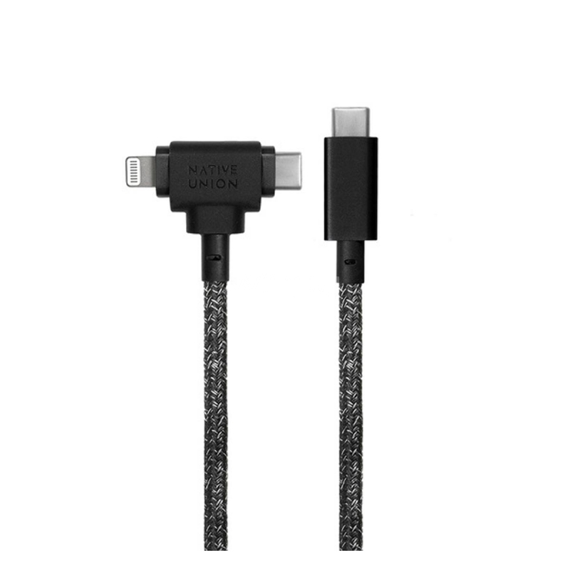 Cable Native Union Belt Duo de USB-C a Lightning y USB-C 
