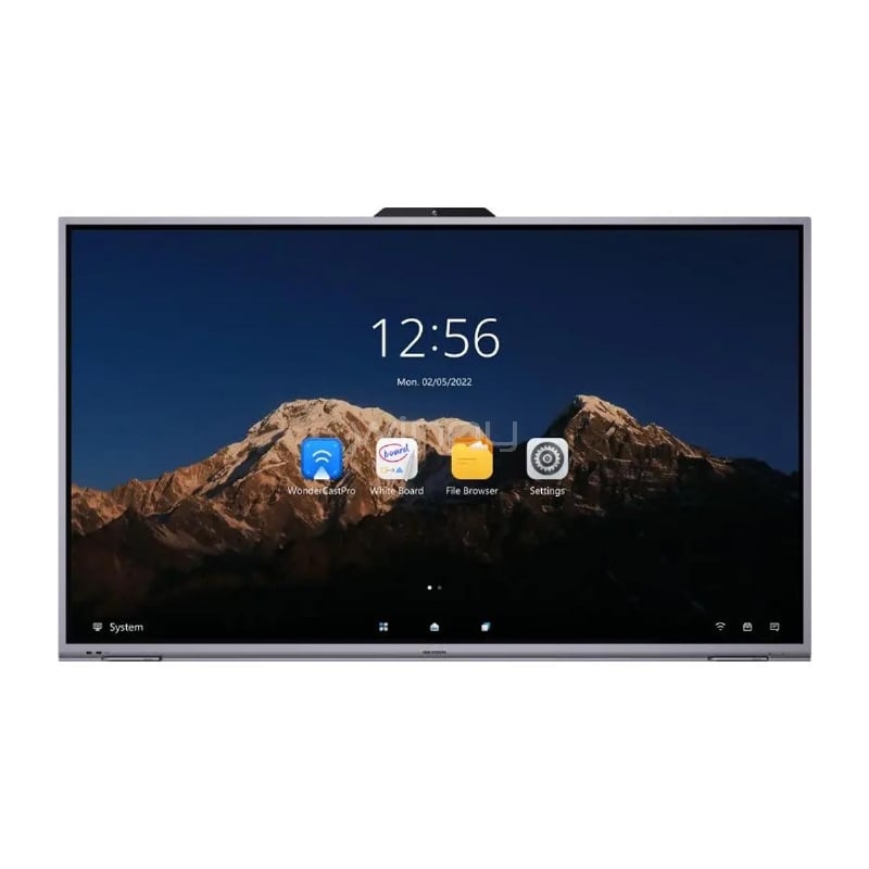 Pantalla Interactiva Hikvision DS-D5B75RB/D de 75“ (DLED, 4K, HDMI/Wi-Fi/USB/LAN, Android 11)