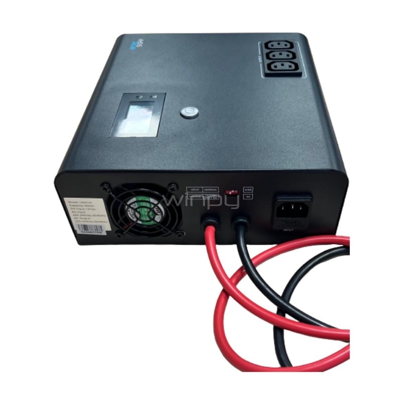 Cargador Inversor Enersafe de 1500va/900w (12VDC)