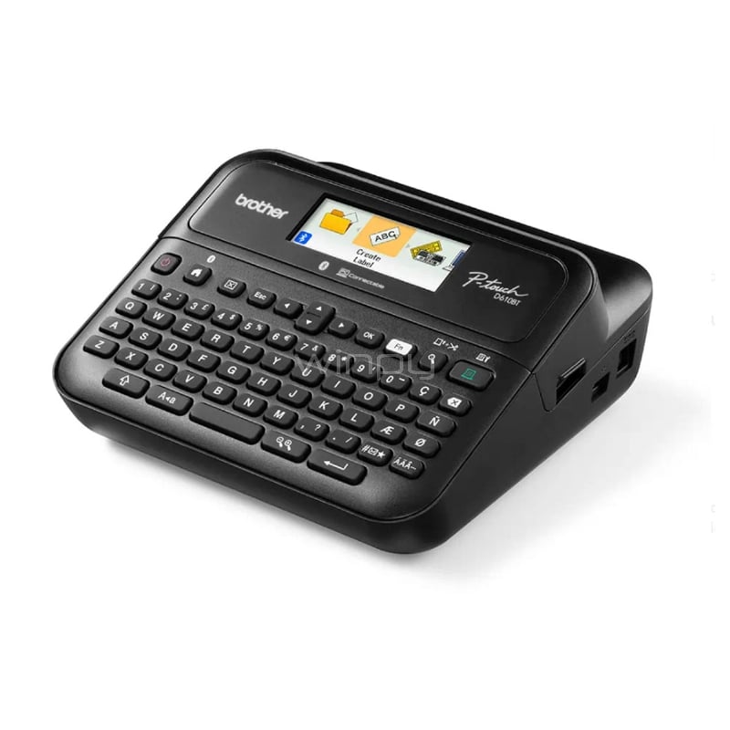Rotulador Brother PT-D610BTVP (B/N, cinta TZe, 360dpi, Bluetooth/ USB)