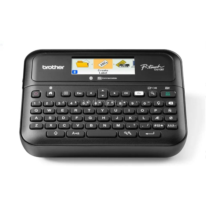 Rotulador Brother PT-D610BTVP (B/N, cinta TZe, 360dpi, Bluetooth/ USB)