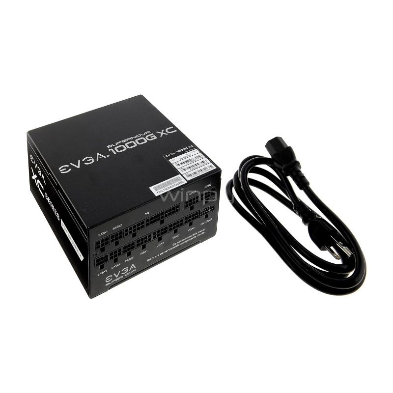Fuente de Poder EVGA SuperNOVA 1000G XC de 1000W (Full Modular, Certificada 80+ Gold, ATX)